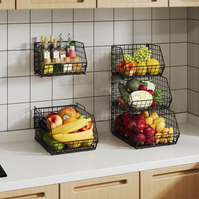 X-cosrack wall-mounted option saves counter space