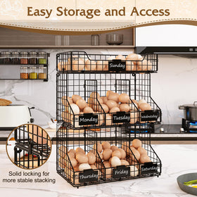 X-cosrack stabilizer feet protect counters from scratches and movement.