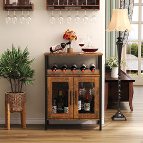 X-cosrack cabinet mesh door allows ventilation and display of your glassware.