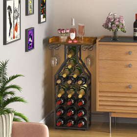X-cosrack wine bottle display stand showcases bottles elegantly