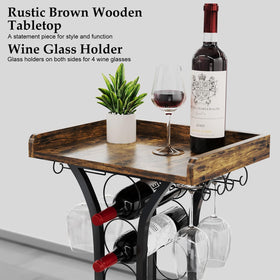 X-cosrack 14-bottle capacity keeps bottles organized for entertaining and daily use