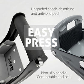 X5MPLXPMX reinforced base and pad minimize noise during operation.