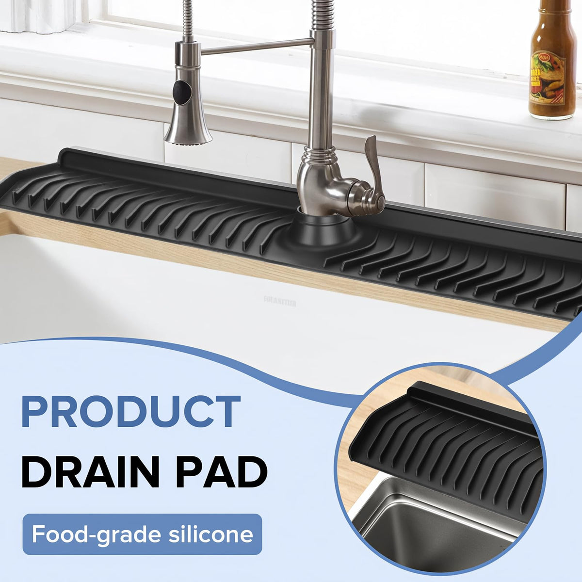 XAUXAGL Multi-functional mat doubles as drying and storage.