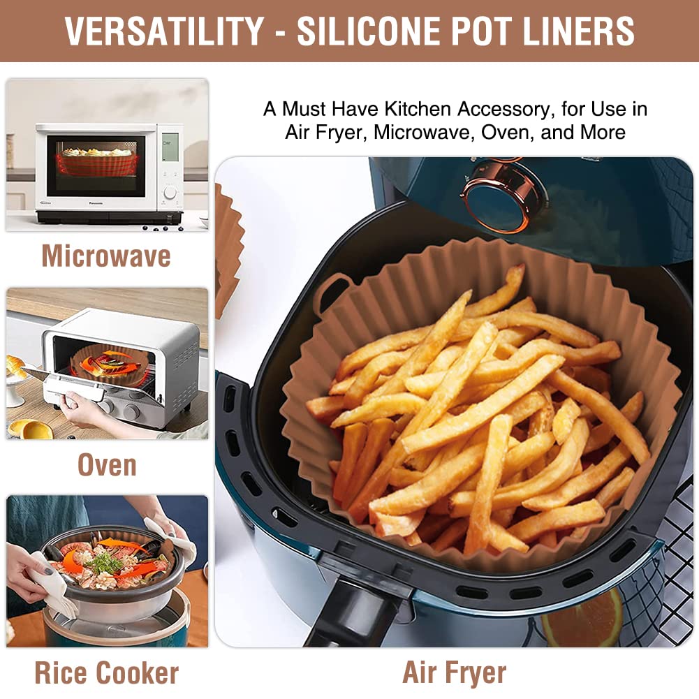 Xabzhzn InstantPot 4qt liner versatile for air fry and more