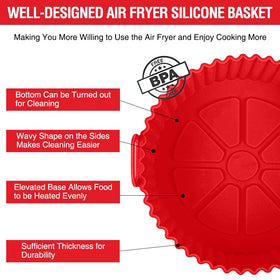 Xabzhzn 3-5qt liner set supports versatile air frying across brands.