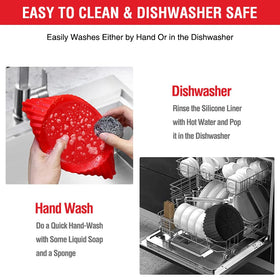 Xabzhzn liner suits COSORI 4qt for healthier, reusable cooking trays.
