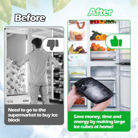 XANGNIER easy-release ice cubes pop out quickly.