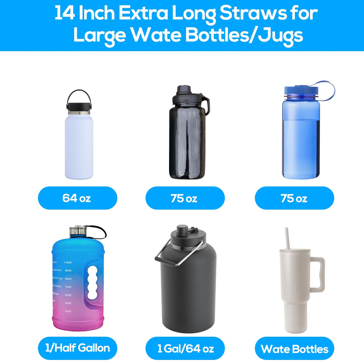 XANGNIER silicone straw BPA-free and odorless for pure taste.