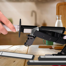 XARILK 400-grit diamond stone for refining blades with balanced polish.