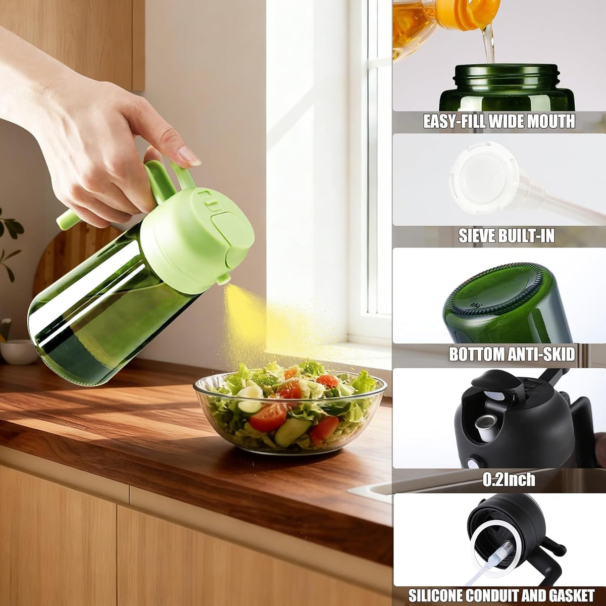 XBllcyiv BPA-free heat-resistant glass for safe everyday cooking.