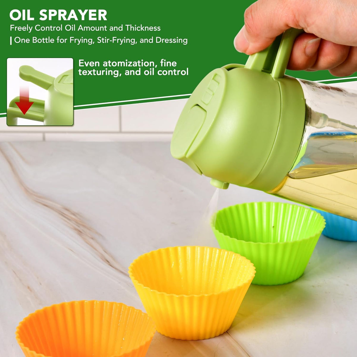 XBllcyiv compact bottle saves counter space in small kitchens.