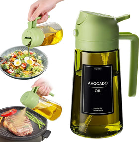 XBllcyiv olive oil sprayer nozzle enables precise mist for lighter cooking.