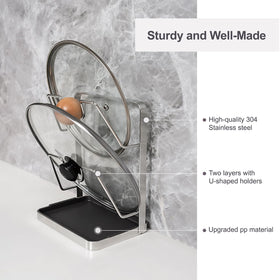 XCCK 2-in-1 spoon rest design keeps utensils within reach.