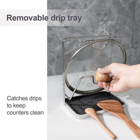 XCCK no-install lid holder is easy to wipe clean.