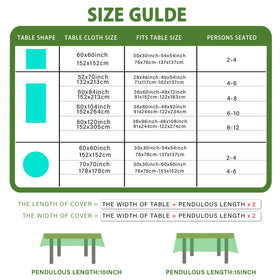 XCHI easy-clean tablecloth supports quick cleanup after meals and events