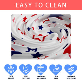XCHI Stars America tablecloth on a dining table suitable for gatherings.