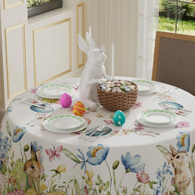 XCHI tablecloth is washable and easy to clean after meals
