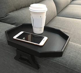 Xchouxer Armrest Tray Clip close-up highlighting secure clamp-on design