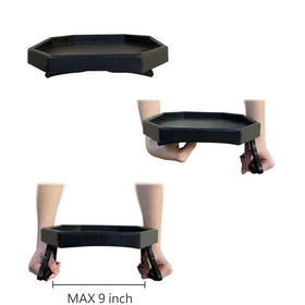 Xchouxer Black plastic construction easy to wipe clean