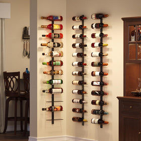 X-cosrack detachable 12-bottle rack component for flexible layouts in small spaces.