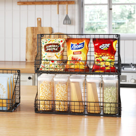 X-cosrack 3-tier design is perfect for kitchen counters and desks.
