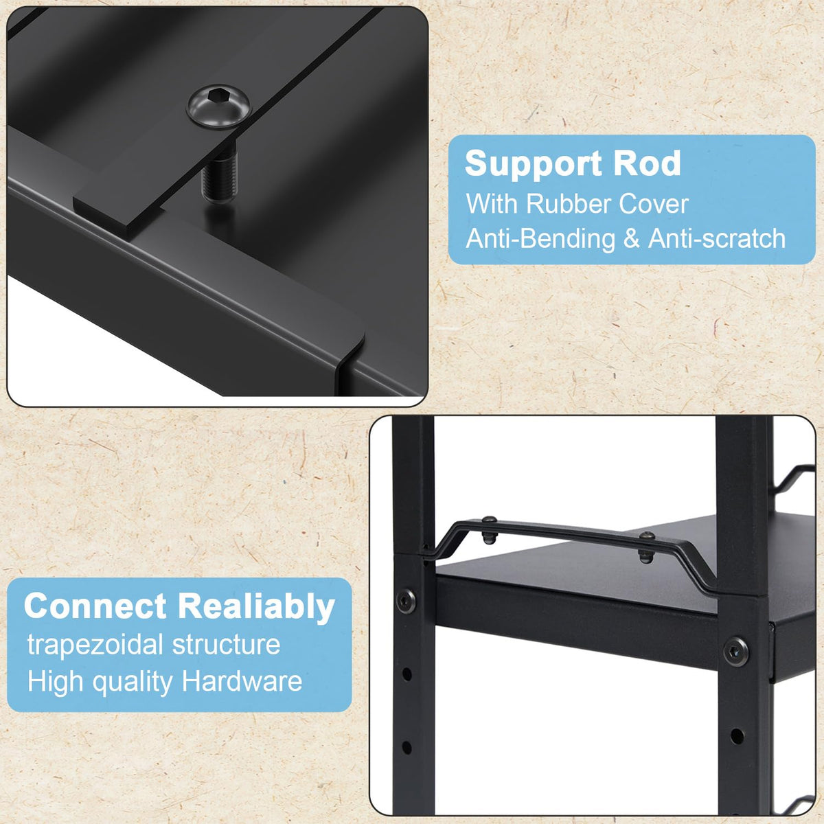 X-cosrack modern kitchen shelf stand suits small spaces and daily use.