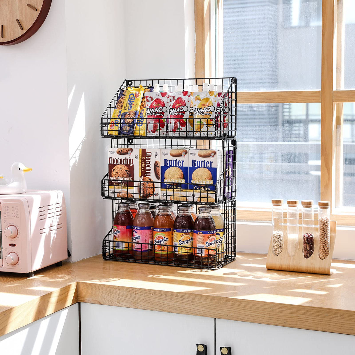 X-cosrack versatile organizer suitable for pantry, office, and home.