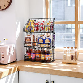 X-cosrack versatile organizer suitable for pantry, office, and home.