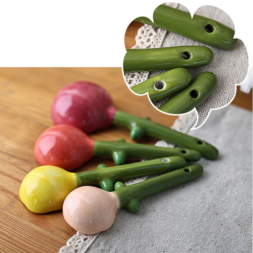 XDONEF flower spoons set makes a charming gift for bakers and homemakers