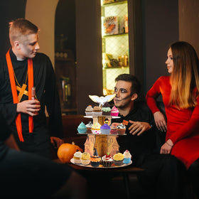 XEFINAL wizard cupcake stand decor elevates birthday or Halloween table