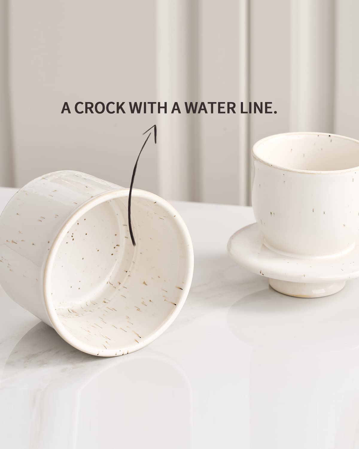 XELA Ceramic Butter Crock makes a thoughtful gift for home cooks.