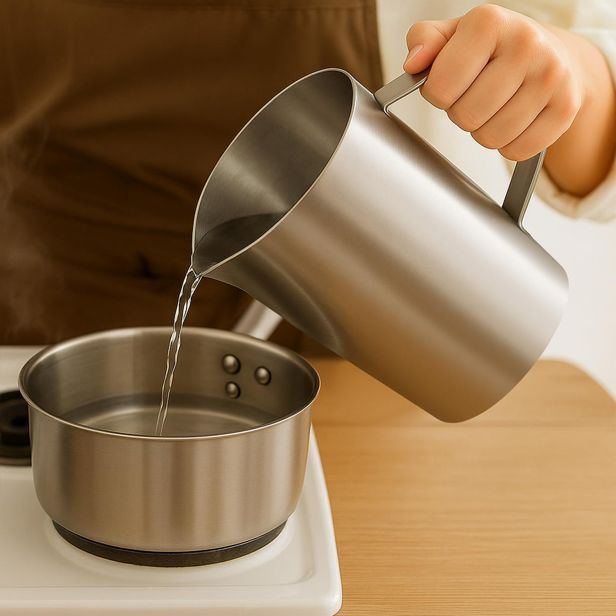 Xelsluthe measuring cup shows lid not included for reference
