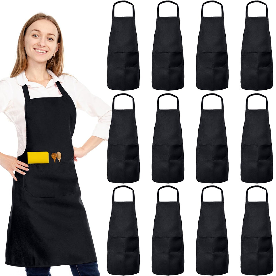 XEMGUE bib apron front pocket detail showing two spacious pockets for quick tool access