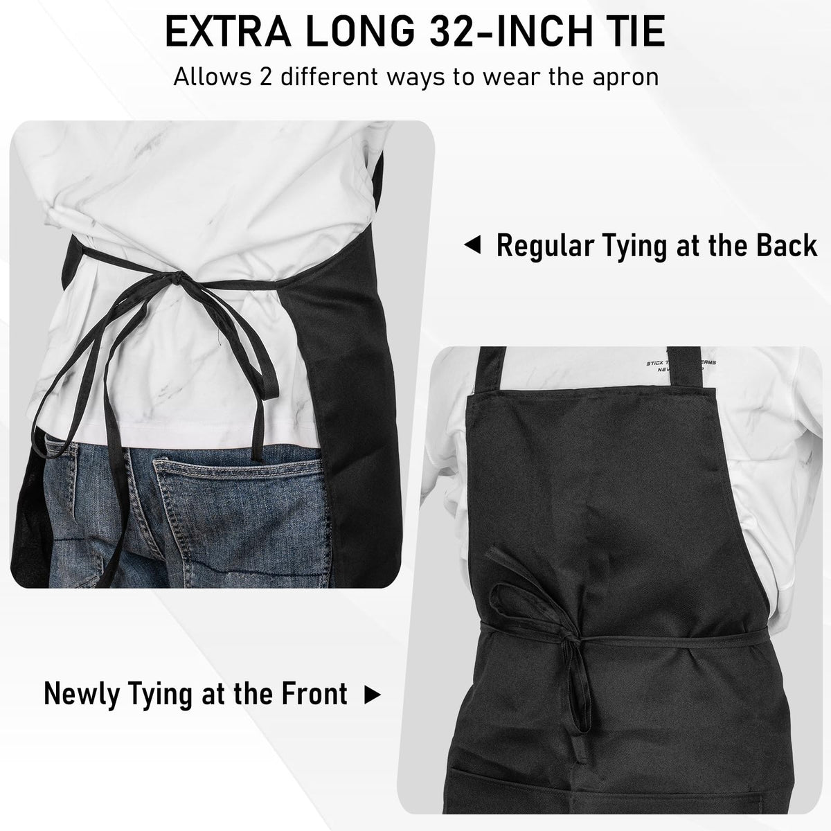 XEMGUE bulk 12-pack aprons ready for teams or households