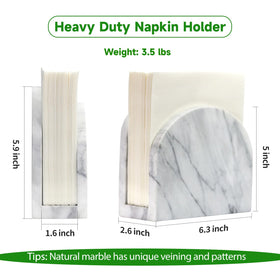 XenMee napkin holder vertical-dispense design keeps napkins upright and easily accessible