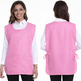 Xeoxarel Pink Cobbler Apron color stays bright after washing.