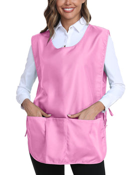 Xeoxarel Cobbler Apron with 3 pockets keeps utensils within reach during cooking or crafting.