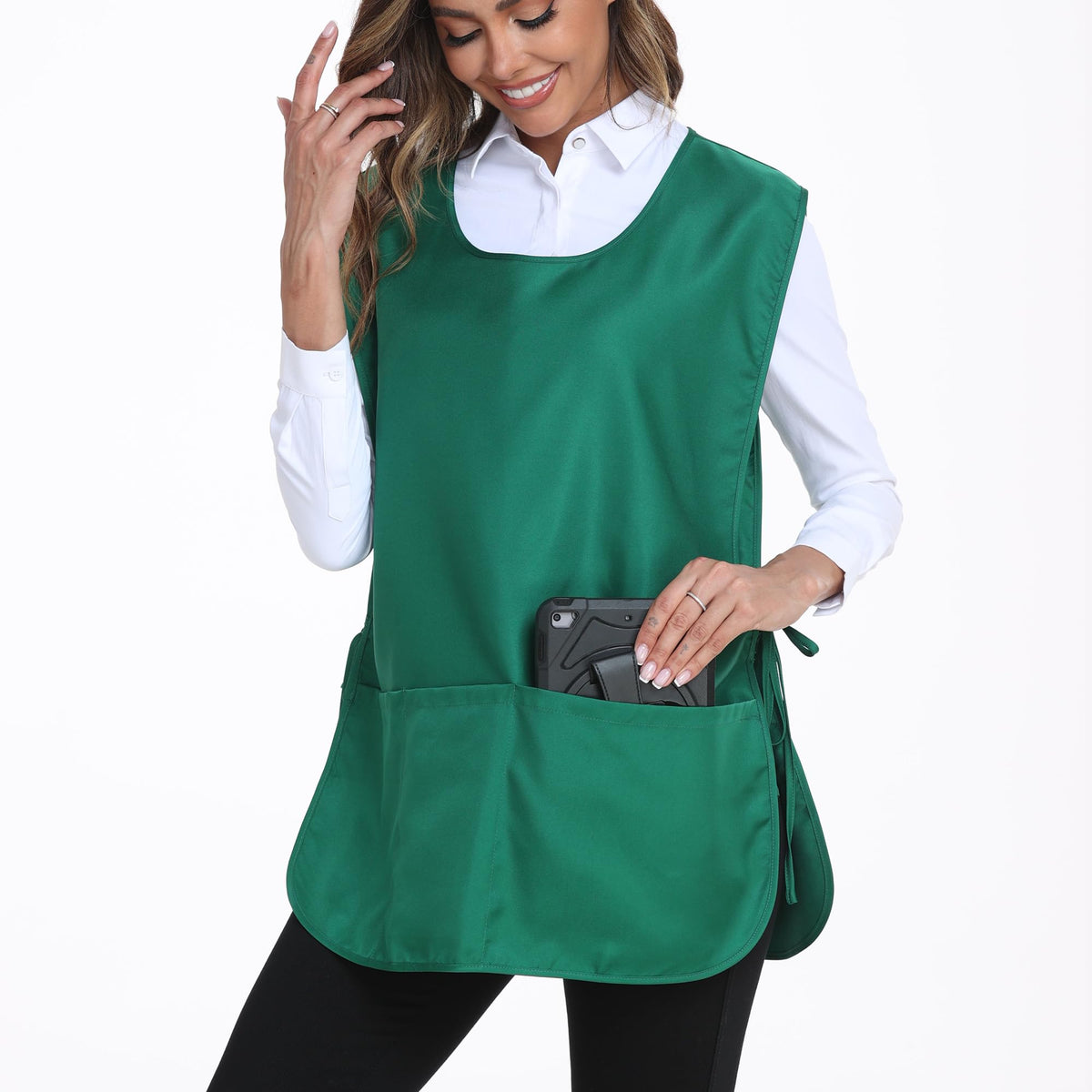 Xeoxarel universal apron six colors collection including hunter green