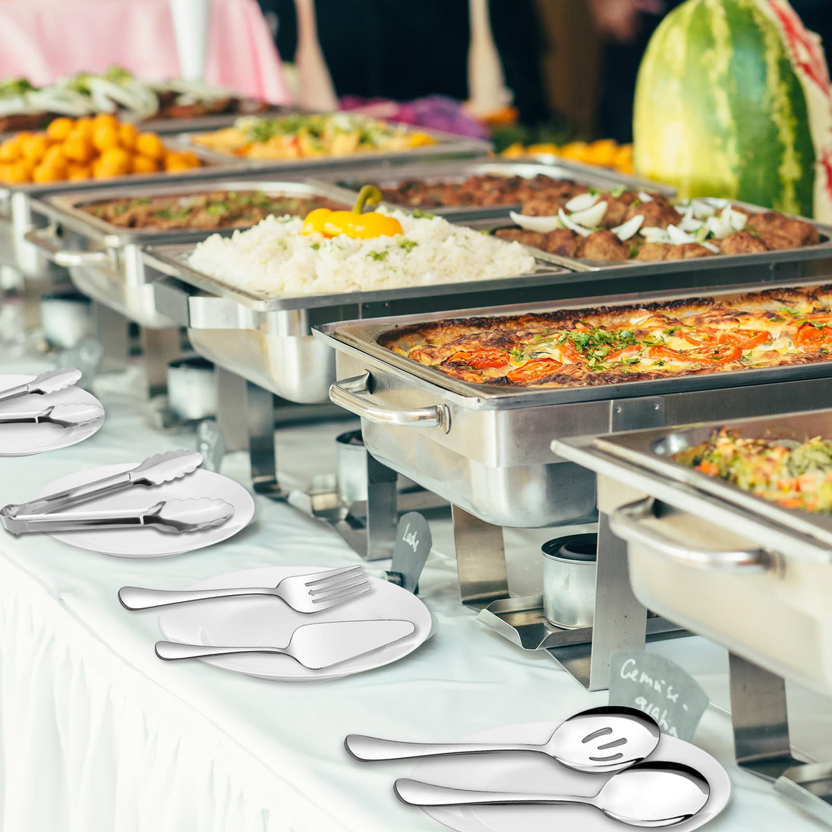 XEVOM 6pc utensil set shown together for a cohesive kitchen look.