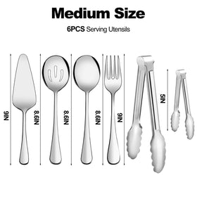 XEVOM slotted serving spoon designed to drain liquids from foods.