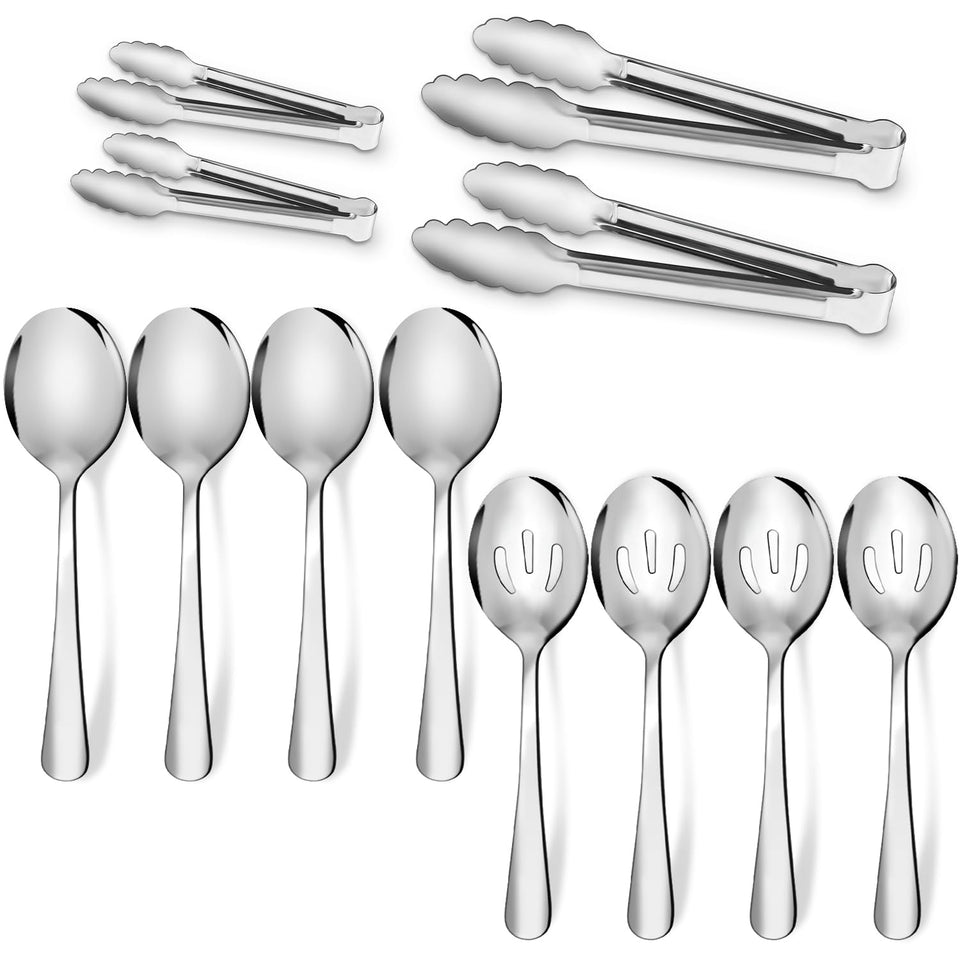 XEVOM large serving spoons for buffet service and easy portioning