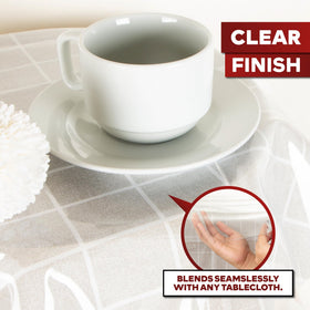 XFasten odorless, ready-to-use table cover without harsh smells.