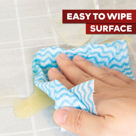 XFasten oleophobic surface resists oils for easy cleanup.
