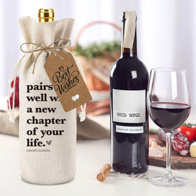 XFW Gift-ready wine bag offers thoughtful presentation for colleagues, friends, or loved ones.
