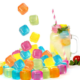 Xgunion reusable colorful ice cubes ready for drinks