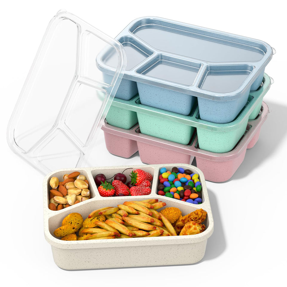XGXN Bento Box 4-pack with compact design for on-the-go meals.