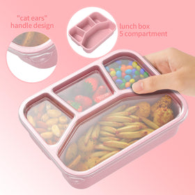 XGXN Bento Box uses wheat straw material for durable reusable storage.