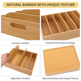 XiaoyuziTF cabinet lid storage fits neatly in most kitchen spaces.