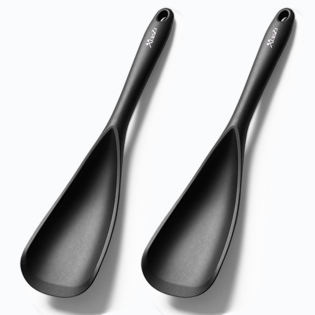XiaoZu silicone spatula spoon durable black matte finish for versatile cooking