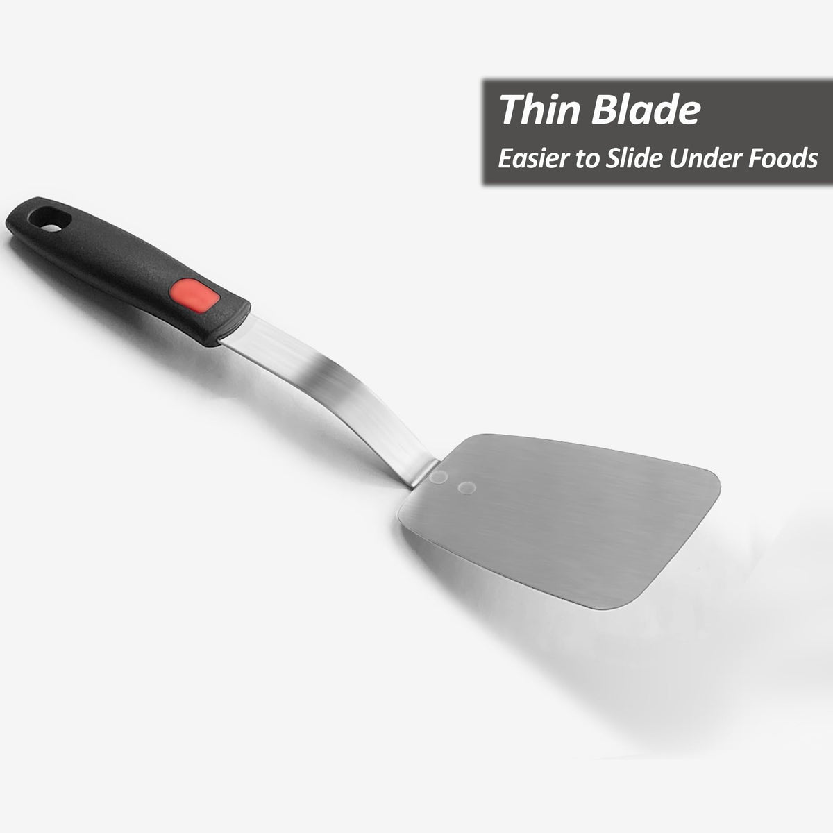 XiaoZu spatula reinforced stainless steel build for stable lifting